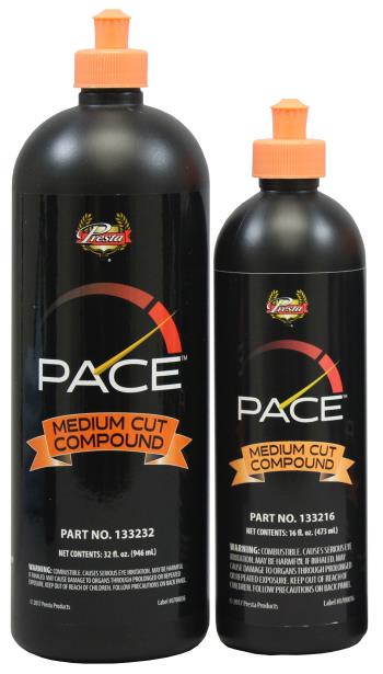Presta PACE Orange Foam Medium Cut Pad - 3